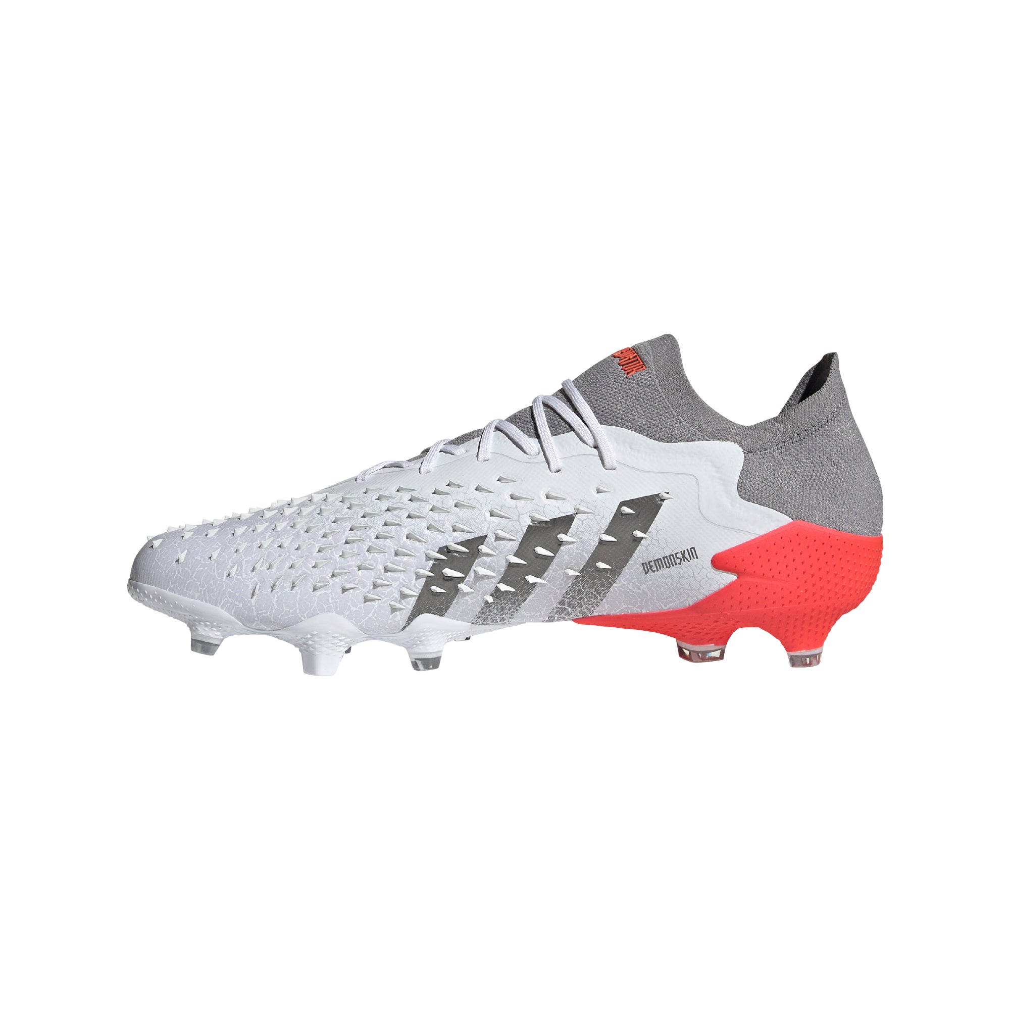 Adidas Predator Freak.1 Firm Ground Soccer Cleats Silver/Black - 9