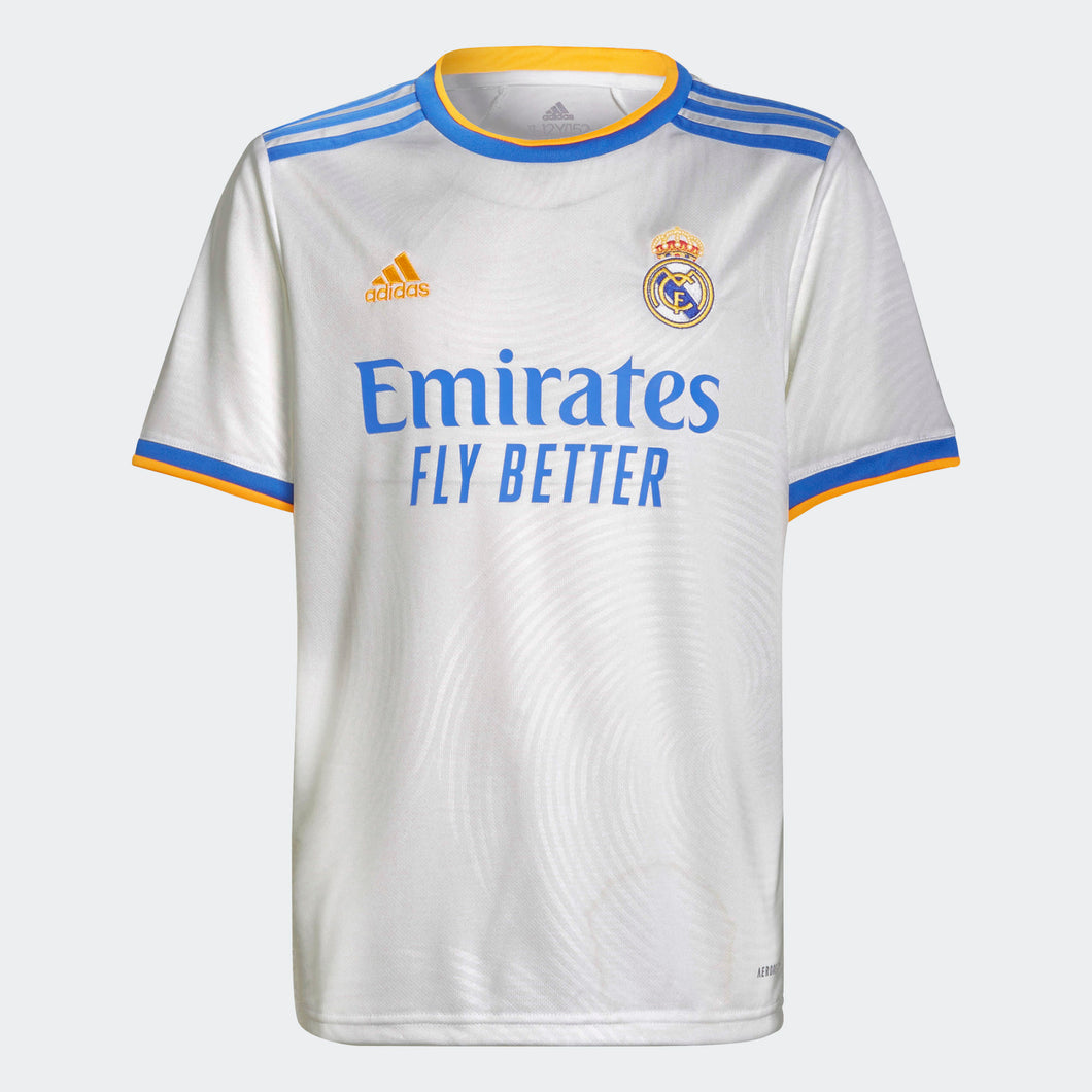 Youth adidas Real Madrid Home Jersey 21/22