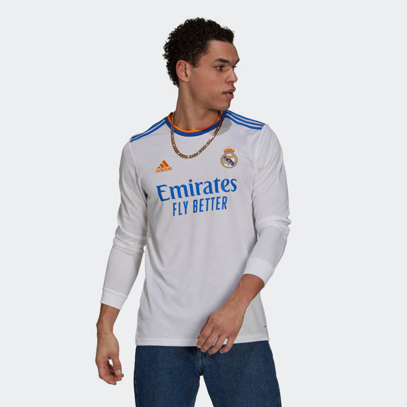 adidas Real Madrid 21/22 Home Jersey Long Sleeve – Rockville