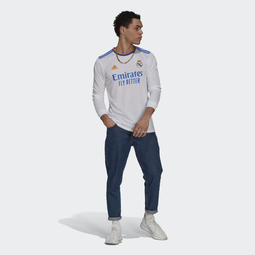 adidas Real Madrid 21/22 Home Jersey Long Sleeve – Rockville