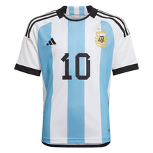 Cargar imagen en el visor de la galería, adidas Argentina 2022 Youth Home Messi Jersey
