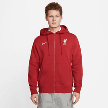 Load image into Gallery viewer, Nike Men&#39;s Liverpool FC Club Fleece Full Zip Hoodie
