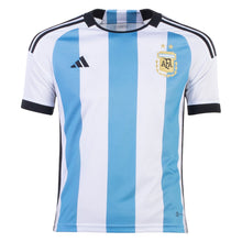 Cargar imagen en el visor de la galería, adidas Youth Argentina 2022 Home Jersey
