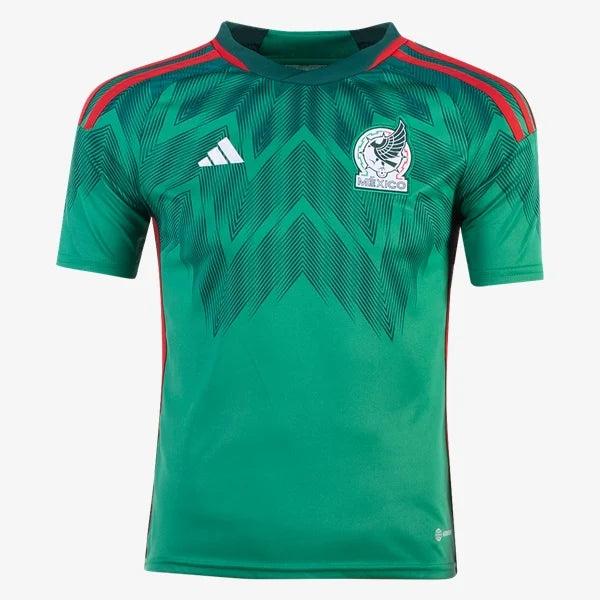 adidas Youth Mexico Home Jersey 22
