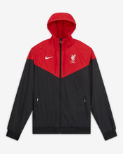 Cargar imagen en el visor de la galería, Men&#39;s Nike Liverpool Black Windrunner Full-Zip Jacket
