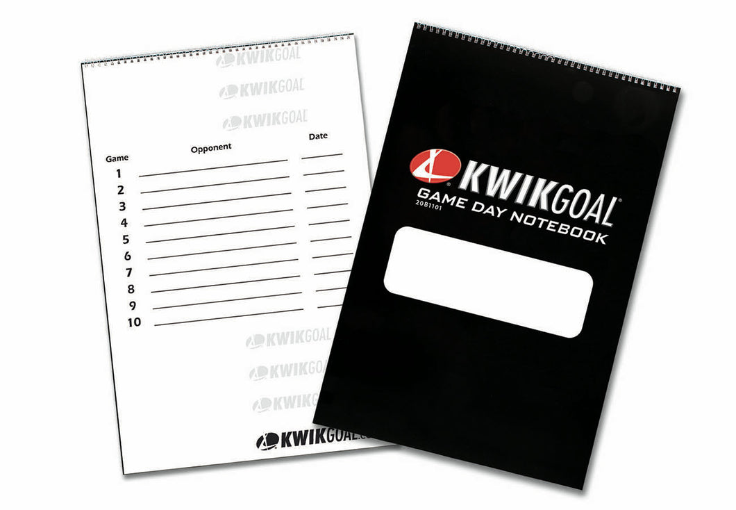 Kwik Goal Game Day Notebook